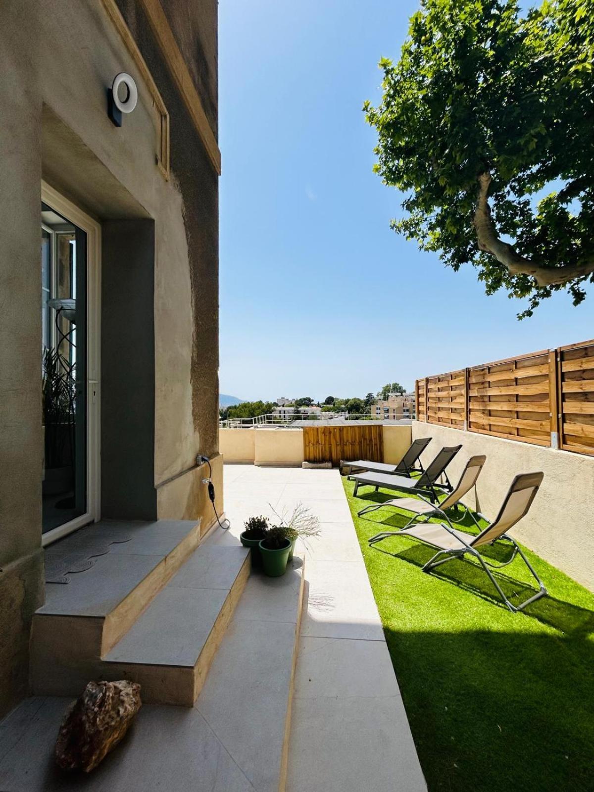 Maisons Detente Jardin, Terrasse Vue Mer Et Spa Marseille Exterior photo